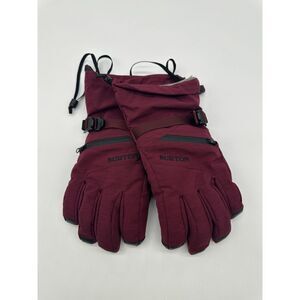 Burton Goretex Gloves For Men Performance Gloves Winter Sports Sz M Burgundy